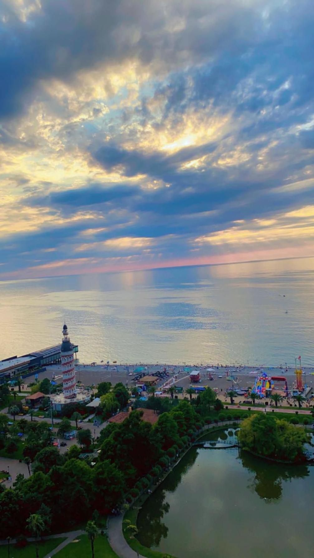 Апартаменты С Видом На Море Twin Towers Batumi, Orbi City Ngoại thất bức ảnh